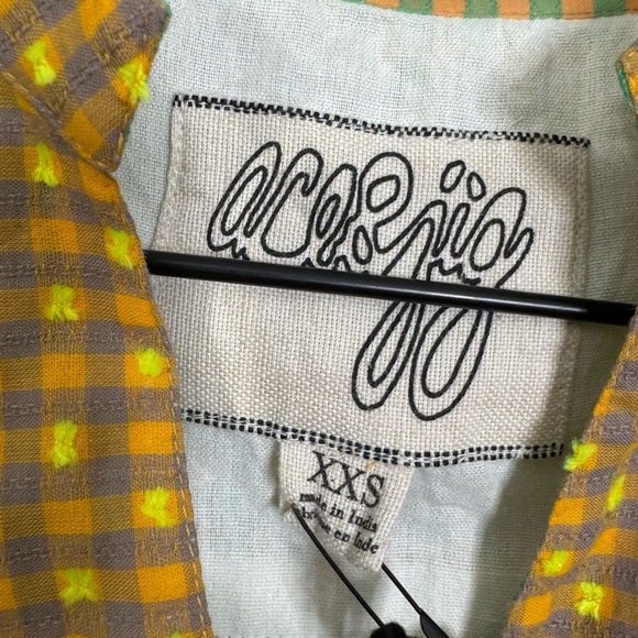 Ace & Jig Lizzie Top Cotton Pullover In Cantaloupe Mixed Print NWT - Picture 11 of 11